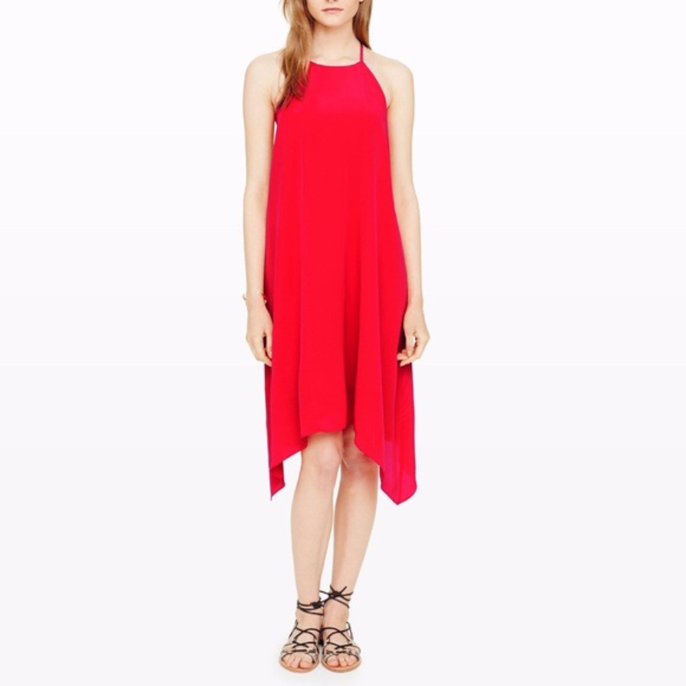 Club Monaco Red Dreya t-back dress